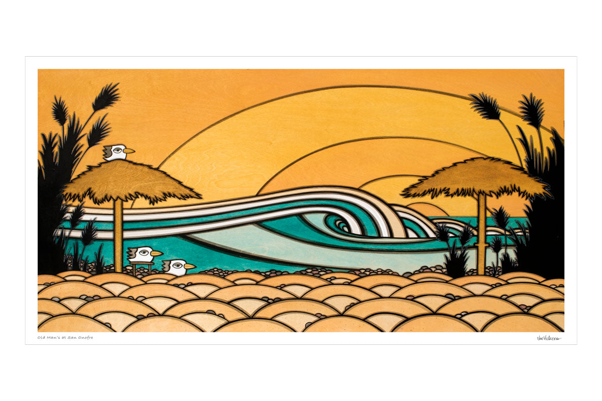 Old Man's at San Onofre • Print
