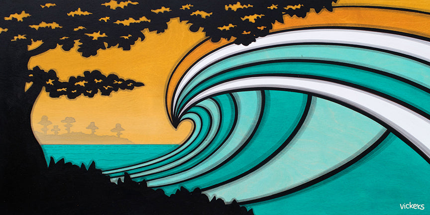 Santa Cruz Silhouette III • Print