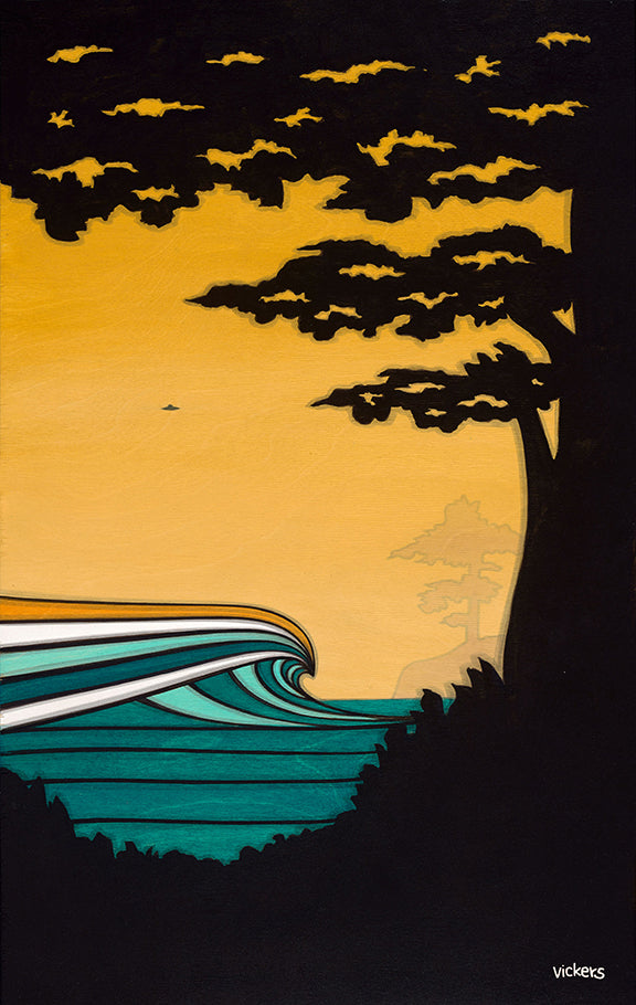 Santa Cruz Silhouette • Print
