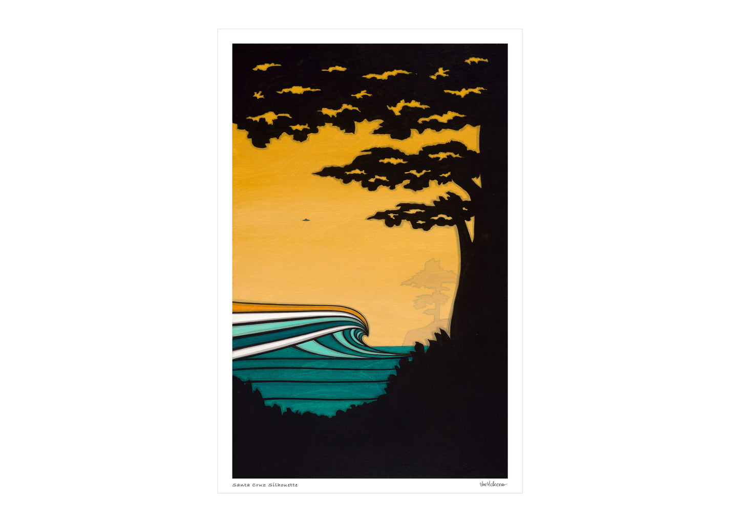 Santa Cruz Silhouette • Print