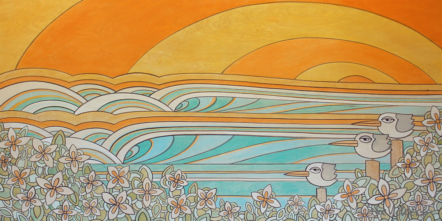 Two Waves Three Birds • Print