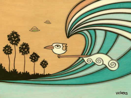 Birdy Hang Ten • Print