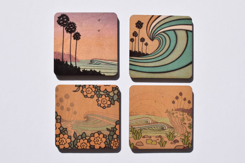 Art Kit: Wooden ornaments/coasters (shipping) - Akron ArtWorks