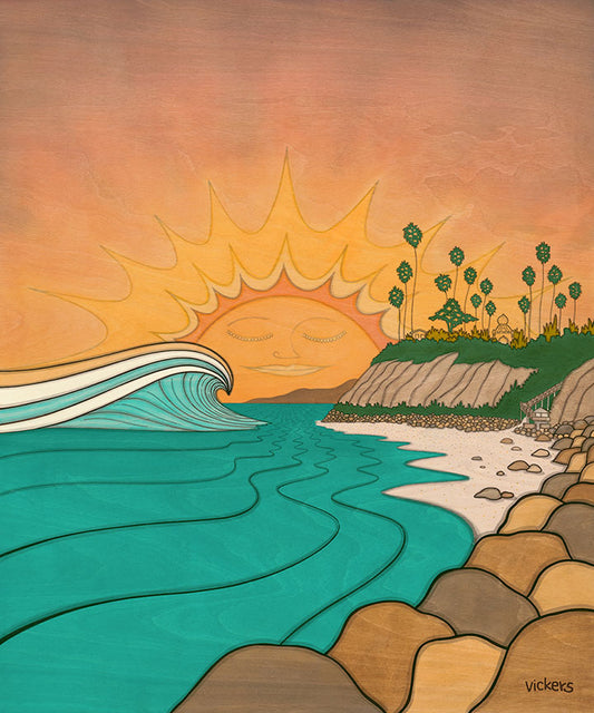 Swamis Sunset • Print