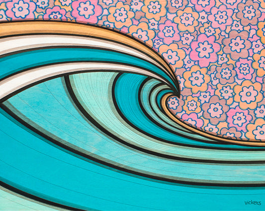 Flowers Blue • Print