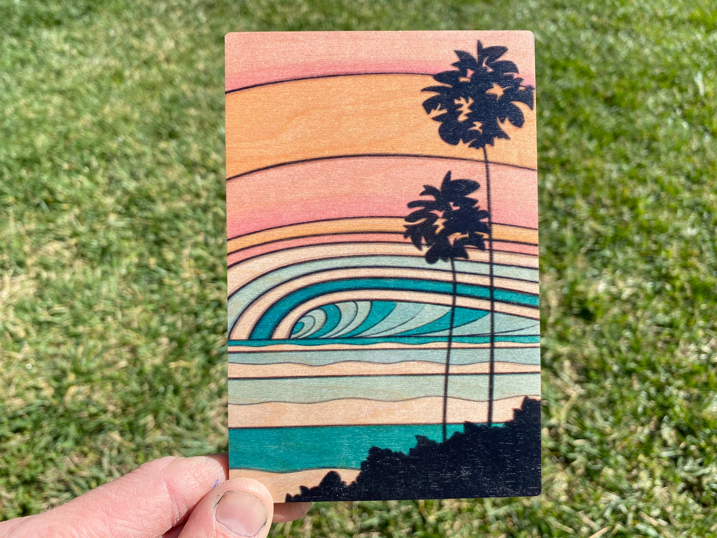Wooden Postcard Set