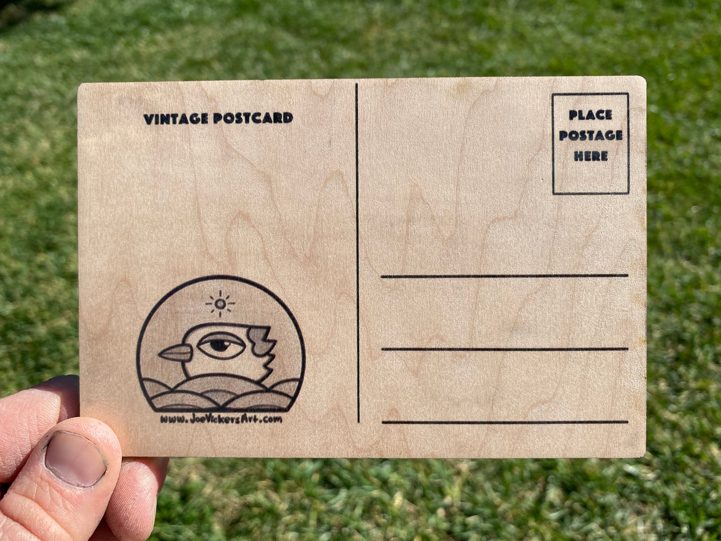 Wooden Postcard Set