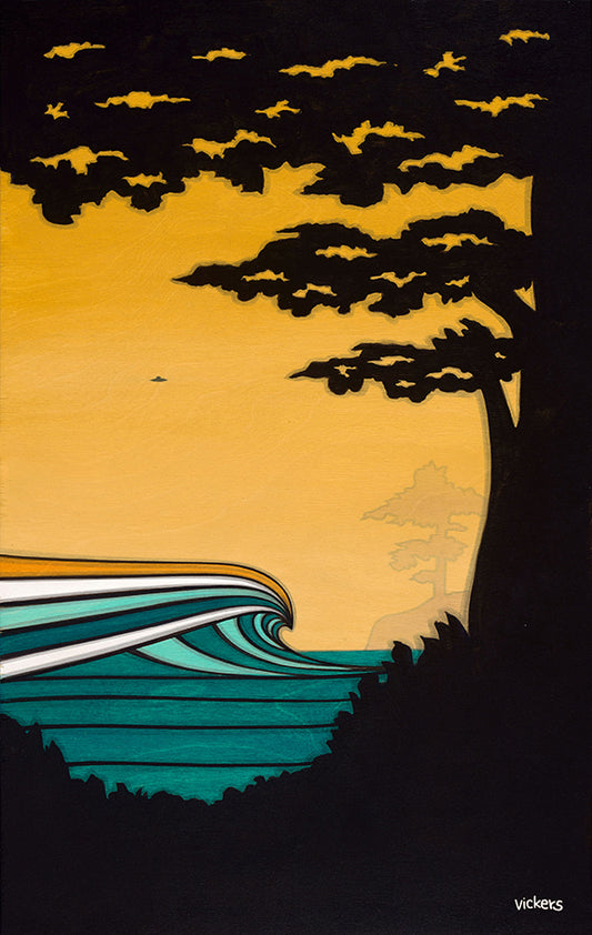 Santa Cruz Silhouette • Print