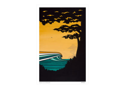 Santa Cruz Silhouette • Print