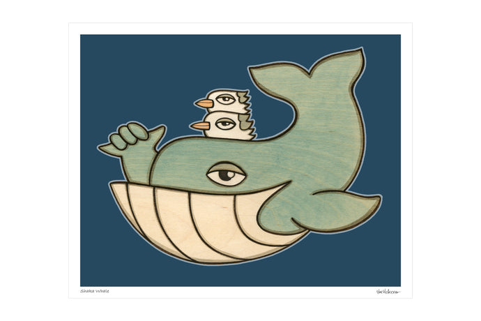 Shaka Whale • Print